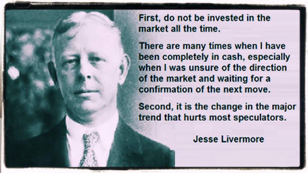 True words and thoughts by Jesse Livermore on Trading