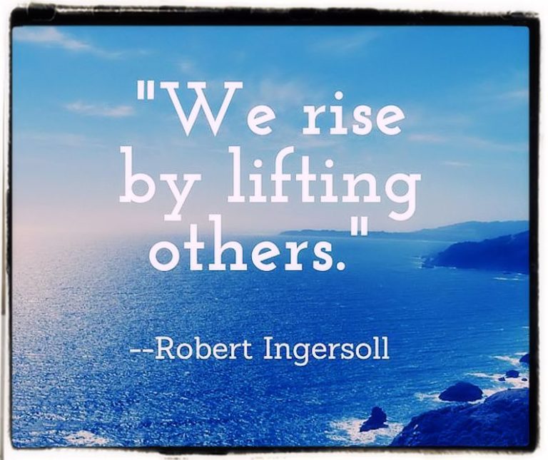 we-rise-by-lifting-others | The World of English