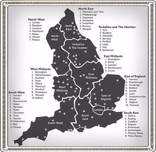 English-regions-accents-language  The World of English