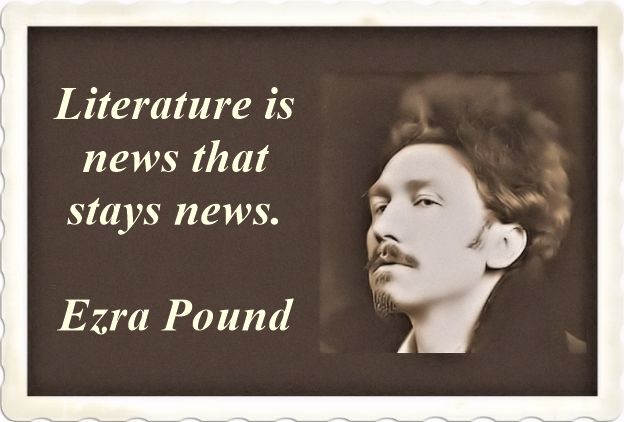 Ezra Pound quote on literature